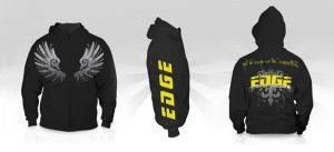 Edge Rotorblades Logo Design, Branding, Apparel, RC Helicopters, Hoody Design, Screen Printing, Bruce Jenner
