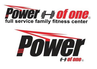 Power Of One Fitness Logo Design, Branding