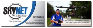 Sky Net Aerial Media Business Card Design