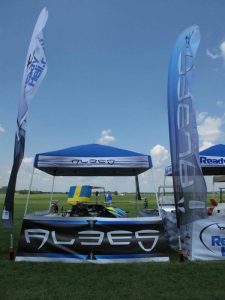Alees Rush RC Helicopter Pop Up Tent Design, Event Marketing