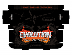 Evolution Helicopters Product Design, Package Design