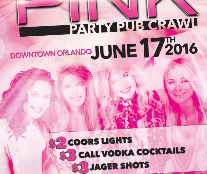 Pink Party Pub Crawl