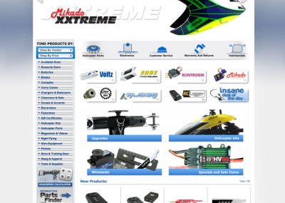 ReadyHeli E Commerce Website Design