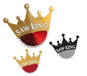 Saw King Service and Repair Logo, Branding
