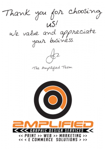 Amplified Graphic Design Services, Martin County FL.